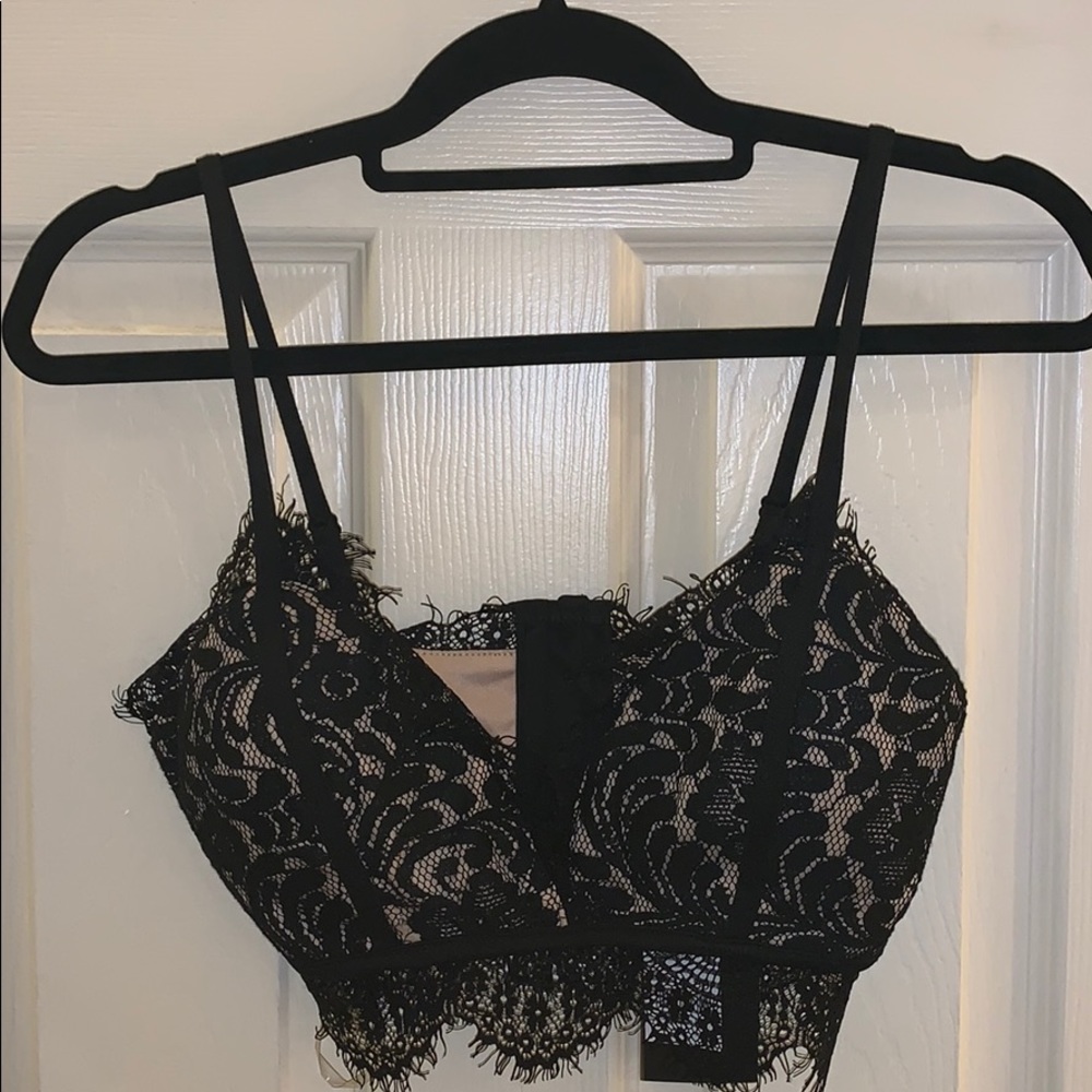 Lace crop top